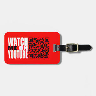 Passen Sie mich auf YouTube auf (modern) Gepäckanhänger