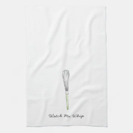 Passen Sie mich auf zu peitschen Geschirrtuch