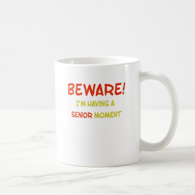 Passen Sie mich haben einen älteren Moment auf Kaffeetasse (Rechts)