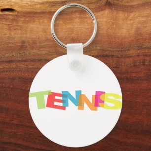 Passen Sie sich Ihre Tennisgeschenke an Schlüsselanhänger
