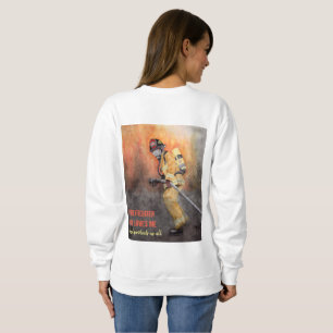 Passen Sie sich mit der Nummer Ihres Feuerwehrmann Sweatshirt