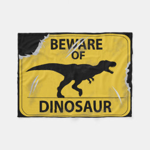 Passen Sie vom Dinosaurier auf (beschädigt) Fleecedecke