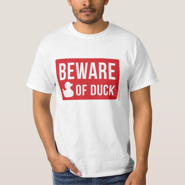 Passen Sie vom Enten-T - Shirt auf (Vorderseite)