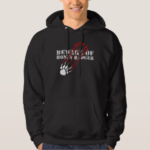 Passen Sie vom Honigdachs auf Hoodie