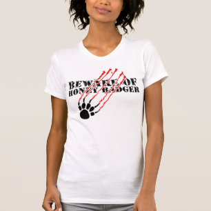 Passen Sie vom Honigdachs auf T-Shirt