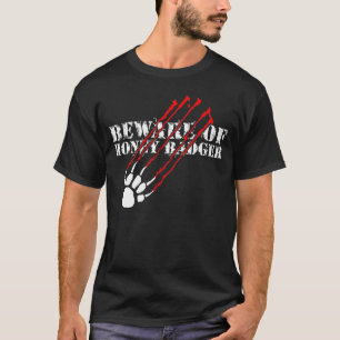 Passen Sie vom Honigdachs auf T-Shirt