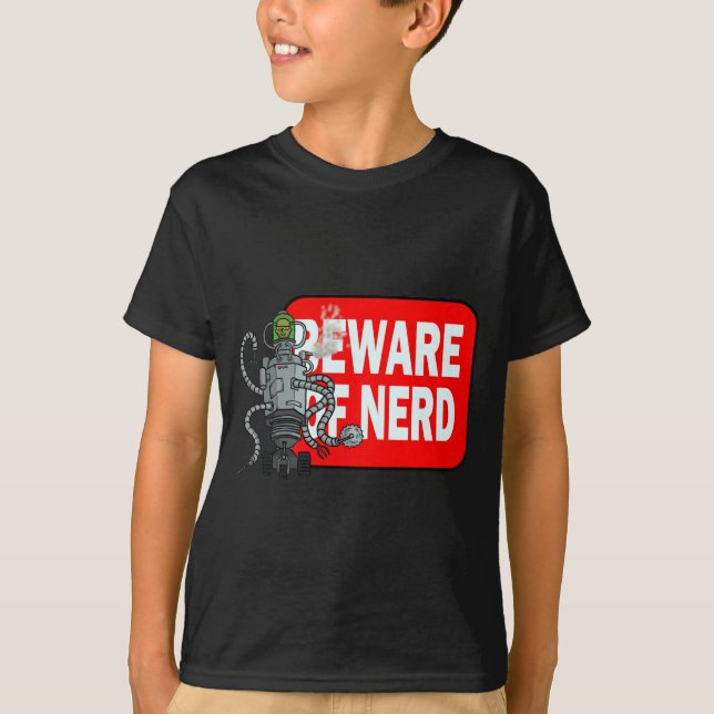 Passen Sie vom Nerd auf T-Shirt (Vorderseite)