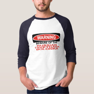 Passen Sie vom Russen Tsvetnaya Bolonka auf T-Shirt