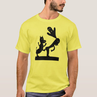 Passen Sie vom Teufel auf T-Shirt