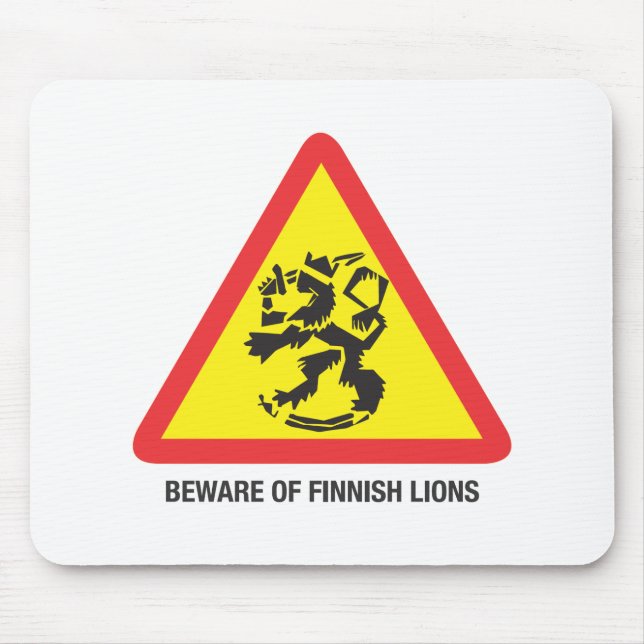 Passen Sie von den Löwen Mousepad auf (Vorne)