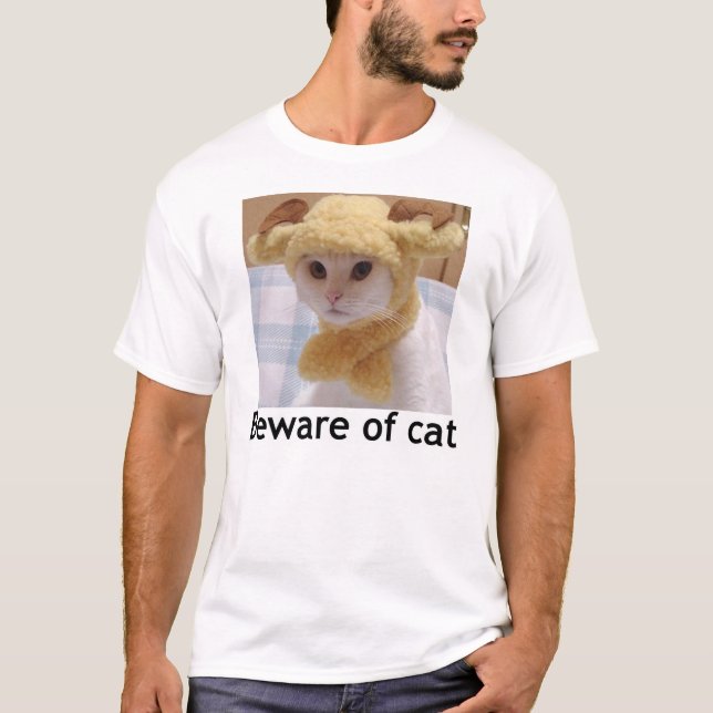 Passen Sie von der Katze auf T-Shirt (Vorderseite)