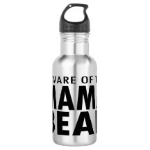Passen Sie von der Wasser-Flasche Mutter-Bear auf