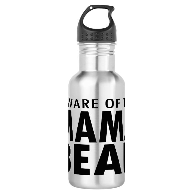 Passen Sie von der Wasser-Flasche Mutter-Bear auf Edelstahlflasche (Vorderseite)
