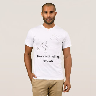 "Passen Sie von fallenden gyozas" T - Shirt auf