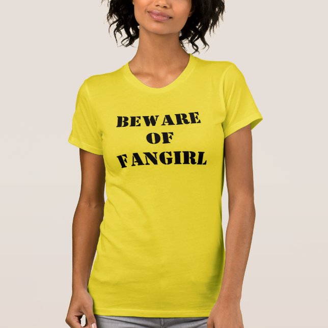 Passen Sie von Fangirl Shirt auf (Vorderseite)