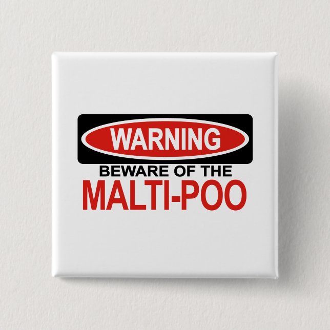 Passen Sie von Malti-Poo auf Button (Vorderseite)