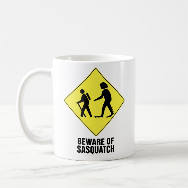 Passen Sie von Sasquatch auf Kaffeetasse (Links)