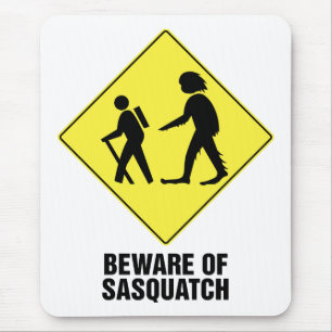 Passen Sie von Sasquatch auf Mousepad