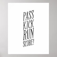 Passend kick Run Score Spaß Kind schwarz-weiß Fußb