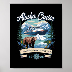 Passende Alaskan Alaska Kreuzfahrt 2025  Poster