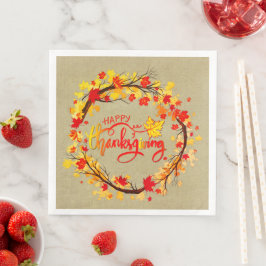Passende Erntedank-Herbstleaf-Tones Serviette