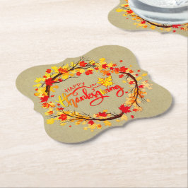 Passende Erntedank-Herbstleaf-Tones Untersetzer