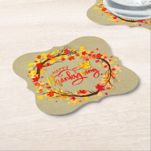 Passende Erntedank-Herbstleaf-Tones Untersetzer