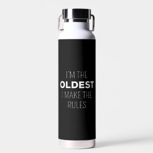 Passende Familie - Ältester, ich mache die Regeln Trinkflasche