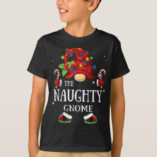 Passende Familie Der unartige Gnom Weihnachtsgrupp T-Shirt