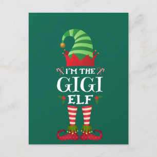 Passende Familie Lustig Ich Bin Der Gigi-Elf Weihn Postkarte