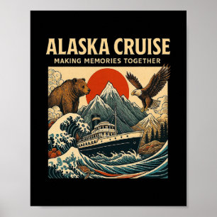 Passende Familienfreunde und Gruppen Alaska Kreuzf Poster