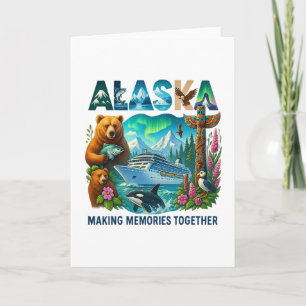 Passende Familienfreunde und Gruppen Alaskan Alask Karte
