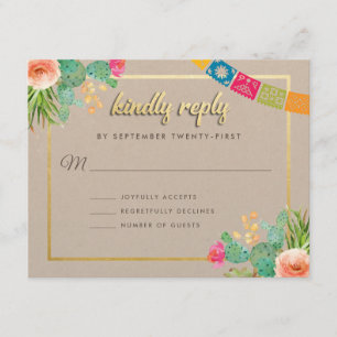 Passende Fiesta-Hochzeitseinladungen Einladung