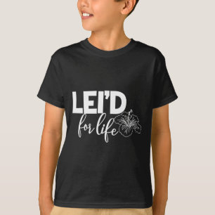 Passende 'Just Married Hawaii Lei'd'-Grafik T-Shirt