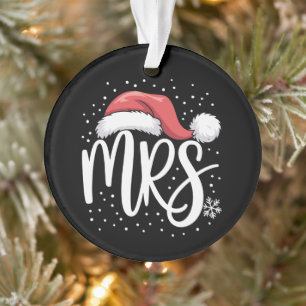 Passende Paare Herr Frau Hochzeit Weihnachten Häss Ornament
