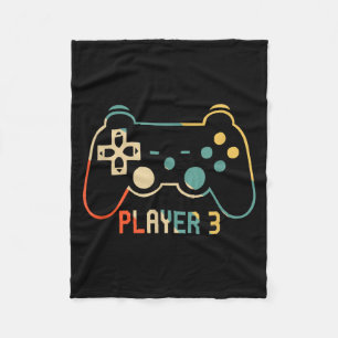 Passender Gamer für Papa Mama Kinder Spieler 123 Fleecedecke
