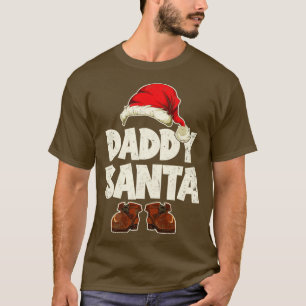 Passender Weihnachtsmann Daddy Santa Lustiges Weih T-Shirt