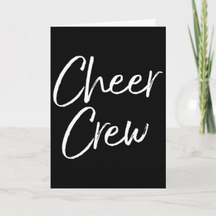 Passendes Geschenk für Cheerleading-Wettkampf-Grup Karte