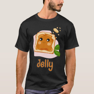 Passendes Halloween-Erdnussbutter-und-Jelly-Kostüm T-Shirt