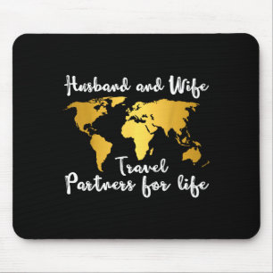 Passendes Paar Ehemann Und Ehefrau Reisepartner F Mousepad
