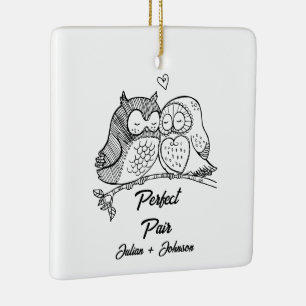 Passendes Paar Keramikornament