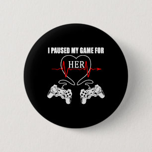 Passendes Paar Valentinstag Video Gamer Herz C Button