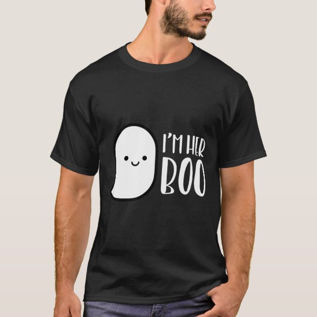 Passendes Set oder Boo Halloween-Geist-Paar-Shirt T-Shirt (Vorderseite)
