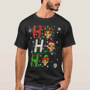 Passendes Weihnachten Santa Hut Ho Ho Ho Erdmännch T-Shirt
