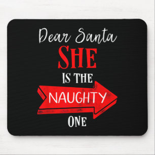 Passendes Weihnachtsoutfit für Paare Sie ist die N Mousepad