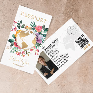 Passeport Agence de Voyage Carte Mondiale Passe D'