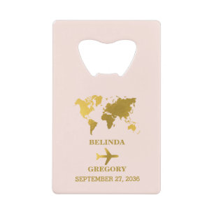 Passeport Mariage Destination Monde Rose Or