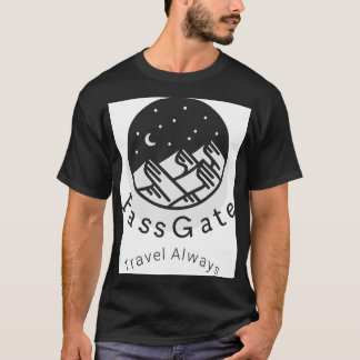 PassGate Voyage Toujours T-shirt homme noir