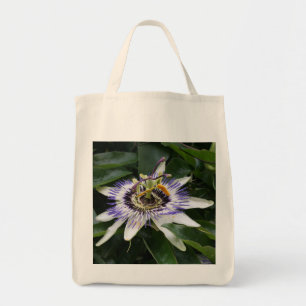Passiflora 1 Floral Photographie sac d'épicerie
