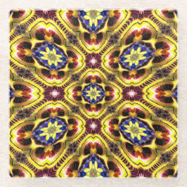 Passiflora Caerulea Pattern Glasuntersetzer